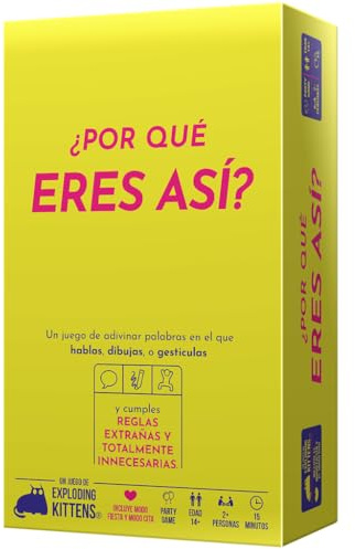 Asmodee ¿Por qué eres así? Juego de Adivinar Palabras En El Que Hablas