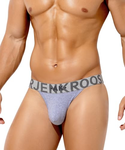 Arjen Kroos Stringtrosa herr sexiga underkläder underkläder herr låg midja transparent string string trosor t-rygg herr G-sträng, A3-grå, S