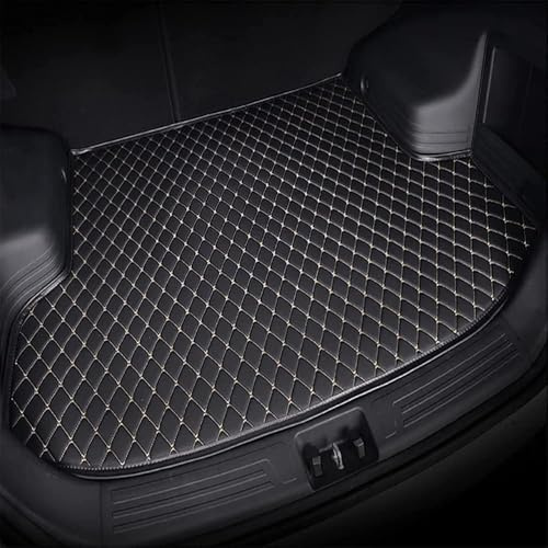 Car Boot Mat for VW Polo MK6 Polo 2019+, Waterproof Rear Trunk Cargo Tray Liners Protector Pad Anti-Scratch Cargo Tray Liners,White