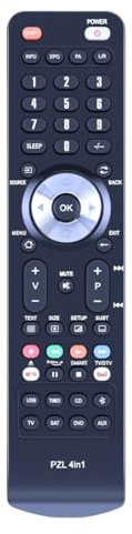 1st fjärrkontroll SE-R0345 for Toshiba HDD DVD-videospelare