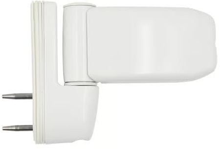 Flag Hinge for UPVC Doors White Adjustable Replacement Door Hinge for Residential and Commercial Door Installations (1, 22mm)