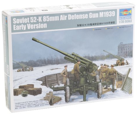 Trumpeter 1:35-52-K Mod 85mm Soviet Air Defence Gun 1939