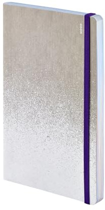 Nuuna Notizbuch A5 Inspiration Book M - Mood, veganer Einband grau | farbige Seiten | 176 Seiten | 120g Offsetpapier | made in Germany