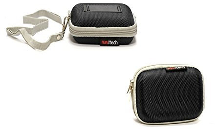 Navitech Black Hard Protective Earphone/Headphone Case Compatible with The Pioneer SE-CX7 Earphones