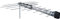Metronic 525017 Antenna Logaritmica LTE 4G UHF-VHF, 32 elementi da esterno, in lega inossidabile