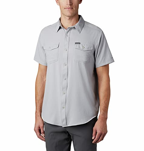 Columbia Utilizer II, Camicia a Maniche Corte Tinta Unita, Uomo