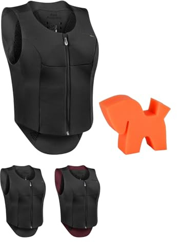 RL24 - Damen Rückenprotektor Ballistic Flex Fit Slim – viele Größen | Komperdell Protektorenweste inkl. Putzschwamm – ergonomisch & leicht – automatische Weitenregulierung