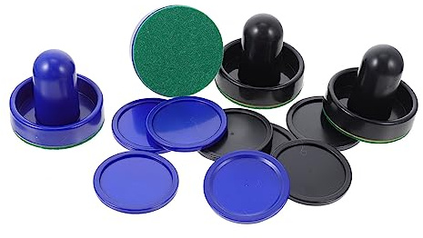 Toddmomy Hockey Accessories 2 Sets Ice Hockey Machine Kids Suits Air Hockey Kids Putter Air Hockey Pucks and Paddles Table for s s and Pucks Plastic Child