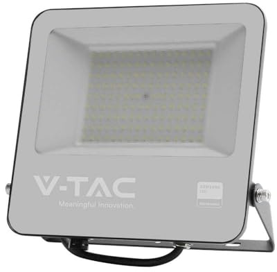 V-TAC PRO VT-44101 Faro led 100W 135lm/w Chip Samsung proiettore led corpo nero luce 4000K IP65-8846