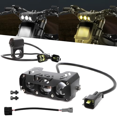 Alpha Rider LED Headlight Kit for Talaria MX4 Sur-Ron X260 | LED Headlight, Headlight Switch, Plug-and-Play, Front Headlight, Mounting Hardware
