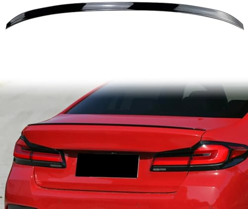 FEEGAR Auto Heckspoiler für B-MW 5 Series G30 525i 530i 2017-2023, ABS Kofferraumspoiler Spoiler Heckflügel Dekoration Zubehör,Gloss Black