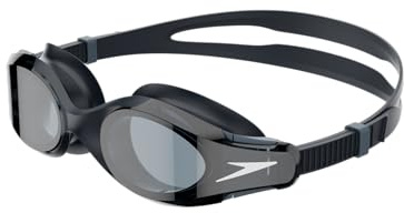 Speedo Hydrosity 2.0 simglasögon, anti-dimma, anti-läckage simglasögon för vuxna, svart/oxiderat grå, en storlek