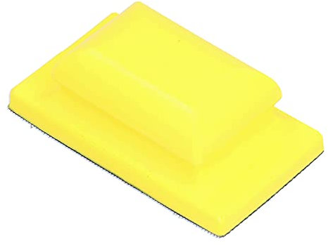 Hand Sanding Pad Sanding Block Mini Sander Square PU Foam Sander Block with Hook Wood Polishing Accessories for Wood Furniture DIY