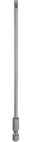 QUARKZMAN Embouts de Tournevis Plats Magnétiques Sl4 de 4 mm en Acier S2 Embout de Tournevis à Tête Plate 1/4 Tige Hexagonale Embout de Tournevis Industriels pour Vis de Fixation 6 de Long