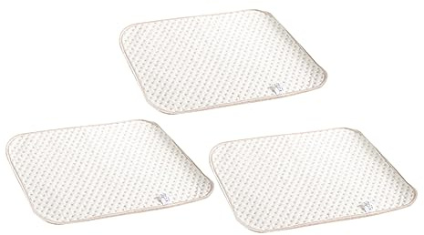 VICASKY 3 Stück-pack Baumwoll Bettunterlage für Babys und Neugeborene Atmungsaktive und Wiederverwendbare Wickelunterlage für Kinderbett und Kinderwagen