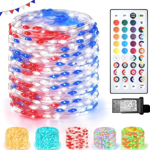 Lovelite 200 LED Fairy Lights Color Changing, 66 FT 35 Colors Easter Pastel Lights with Remote, Twinkle String Lights for Bedroom Christmas Holiday Wedding Party Indoor Outdoor Decor