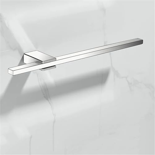 Portasciugamani non perforato da appendere al WC, asta estensibile, in acciaio inox, 40 cm, cromato