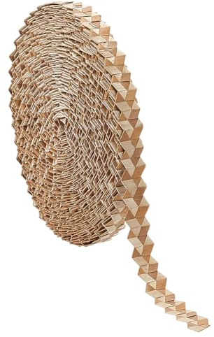 NBEADS - Cinta de paja de trigo (25 m, para la confección de sombreros, 17 mm de ancho, correa de trenzado de paja, para sombreros de sombrerería, color beige para cestas de bolsas