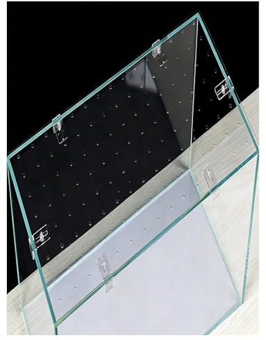 Tapa de Acuario de plástico Transparente for PC, Cubierta for pecera, Pantalla antisaltos a Prueba de Escapes for peceras y Tanques de Tortugas(40x23cm/15.7x9.1in)