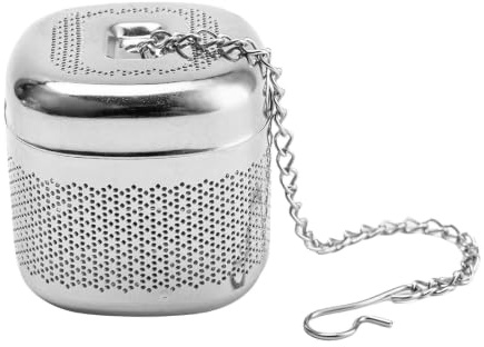 Teboll, te brantare Mini Delicate Fine Mesh Rostfritt Stål Lösblad Sil | Square Tea Steeper för , tekanna