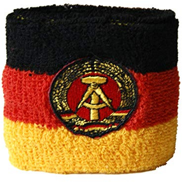 Flaggenfritze® Schweißband Deutschland DDR, 2er Set