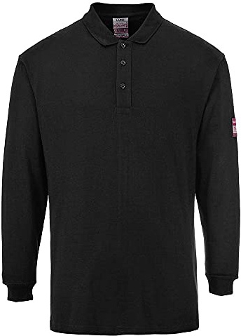 Portwest FR10 Modaflame Knit FR Long Sleeve Polo Shirt Flame Resistant ESD
