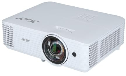 Acer S1386WH DLP affärsprojektor (WXGA, 1 280 x 800 (inklusive)3 600 ANSI-lumen, 20 000:1 kontrast, kortdistans)