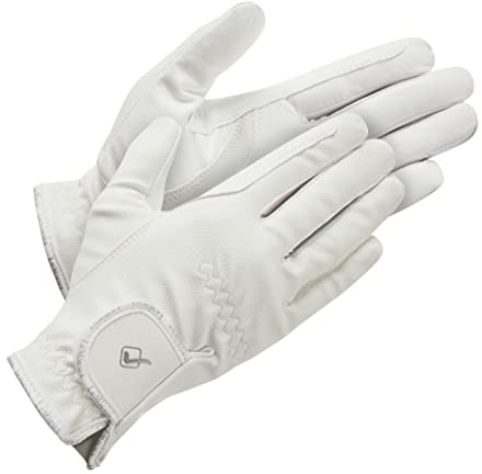 LeMieux Unisex Classic Leather Riding Gloves - Breathable - Touch Screen Compatible