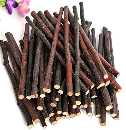 Ogquaton Natürliche Holz Chew Sticks Zweige für kleine Haustiere Kaninchen Hamster Meerschweinchen Spielzeug praktisch und beliebt