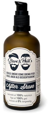 Steve & Phill's After Shave Balsam, 100ml - mit Bio-Latschenkieferöl aus Südtirol, ideal auch als Gesichtscreme - 100% natürlich, 100% geil, 0% langweilig - Qualität Made in Südtirol
