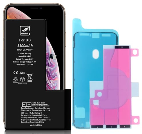 cDraFixit Akku Ersatzbatterie für iPhone XS 3300mAh,Hoher Kapazität Ersatzakku kompatibel mit Apple iPhone XS