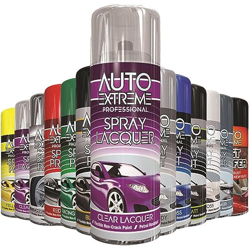 AlezyB 1 x Auto Extreme Clear Lacquer Spray Paint 400ml Professional Quality, Perfect Finish Multipurpose Aerosol for Cars, Bikes,Vans, Metal, Wood