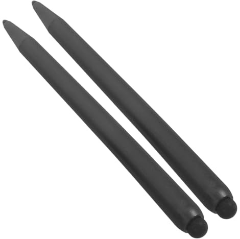 LIFKICH Touchscreen Stift 2 Stück mit Dual Tip Design und Abs Material Präziser Kapazitiver Siebschreibstift für Digitale Whiteboards und Lehrgeräte im Büro und Unterricht