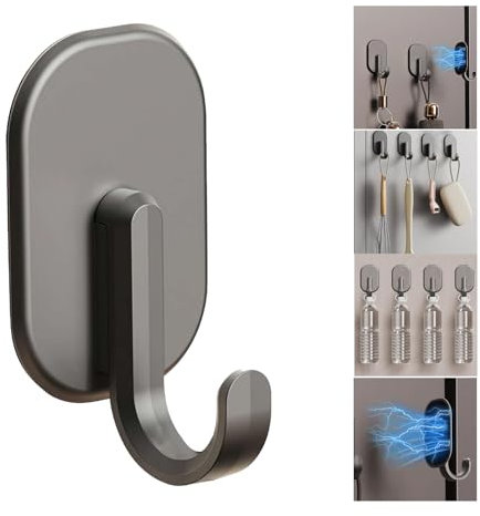 Gancho magnético resistente para refrigerador de cocina, ganchos con imanes, soporte de almacenamiento para toallas de baño, ganchos de barra magnética fuerte, colgador de almacenamiento para