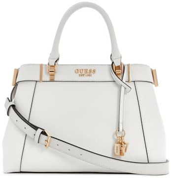 GUESS Anadela Satchel Bag White