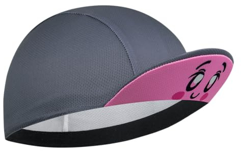 Corsehild Cycling Cap with Sun Visor, Lightweight Polyester Bike Hat for Men & Women, Breathable Under Helmet Design for Road Biking & Outdoor Sports