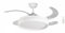 Bastilipo - Ventilateur de plafond rétractable, classe A, moteur CC 40 W, télécommande, éclairage LED 36 W 3 tons, FALESIA