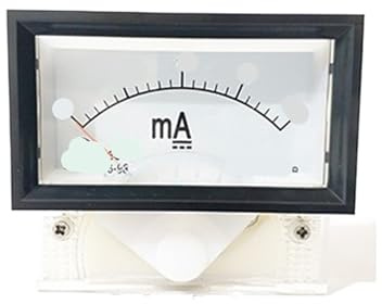 1 amperometro da pannello 85C17-mA con cornice nera(150MA)