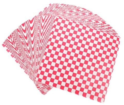 BATHVEVE 200piezas Papel Para Pizza De Absorbente De Aceite Papel Para Bocadillos Resistente Grasa De Bandejas De Horno Para Hornear y Preparar Bocadillos La Cocina