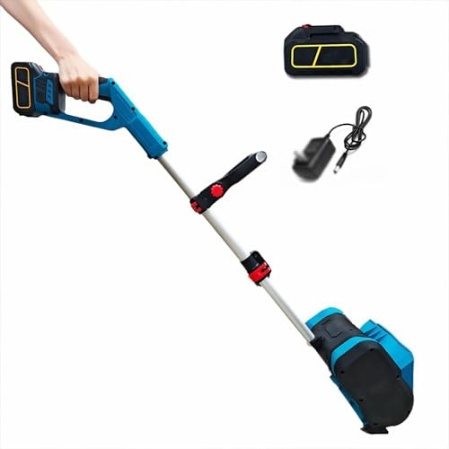 Pala da neve elettrica senza fili - Larghezza 25 cm, direzione regolabile e manico telescopico, compatibile con batteria