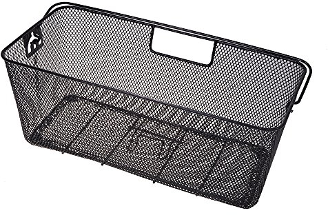 Filmer Fahrradkorb Korb für Schultasche, schwarz, 50 x 25 x 19 cm, 46337