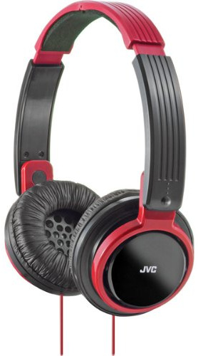 JVC DJ Style Casque Filaire pour iPhone Rouge