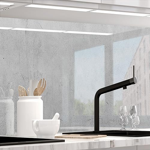 StickerProfis - Pannello Paraschizzi Cucina Adesivo da Parete, Opaco, 1.8 mm, Tutte Le superfici - CALCESTRUZZO - (Beton) Premium 60 x 80cm