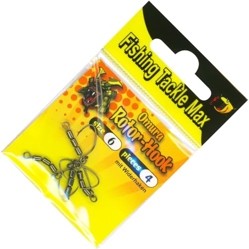 FTM Omura Haken Rotor-Hook - 4 Forellenhaken