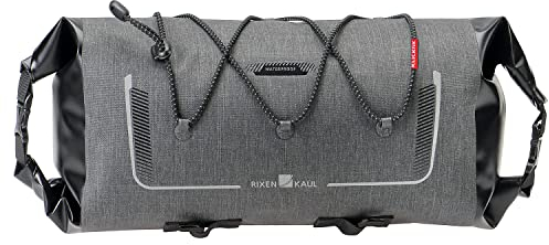 Klick-fix Unisex – Erwachsene Klickfix Lenkertasche, Grau, 18x18x36 cm