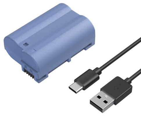 SMALLRIG Battery für EN-EL15C 2400mAh Kamera Akku für Nikon Zf/Z8/Z7/Z6, wiederaufladbarer USB-C Schnelllade Akku für Nikon ZR, Z7 II, Z6 II, Z5, D850, D810, D810A, D780, D750, D610, D500-4332B