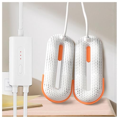 MeLtor Sèche Chaussures Portable, Séchoir à Chaussures Air Chaud 360° avec Longueur Réglable 3 Modes Timer, Séchoir à Chaussures Portable pour Chaussures De Ski Chaussures pour Enfants
