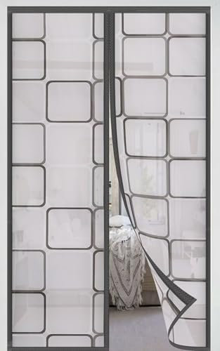 Thermovorhang Wärmeschutzvorhang 80 x 210cm Winter Kalteschutz Isolier Schutz Für Tür Magnet Thermo Türvorhang Fliegengitter Wasserdicht Fliegenvorhang für Balkontür Wohnzimmer Terrassen Küchen