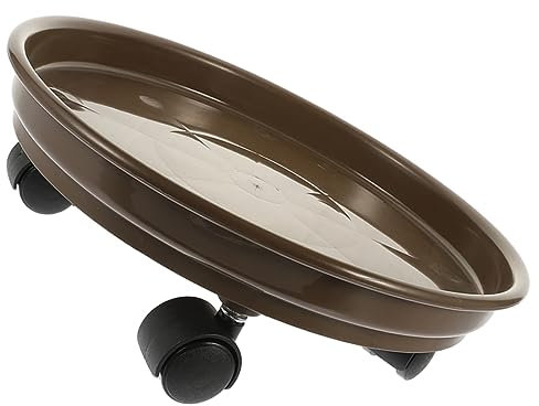 PHENOFICE Soporte para Macetas con Ruedas Carro De Plantas Móvil Bandeja para Maceta con Ruedas Base para Plantas Rodante para Interior y Exterior
