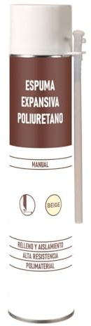 Bostik ESPUMA EXPANSIVA DE POLIURETANO Beige con Cánula - Bote 650 ml | Alta Adherencia y Aislamiento - Resistente a Temperaturas Extremas - Expansiva y Pintable - Ideal para Sellado